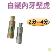 【鴻鈞】 白鐵內牙壁虎 【5支1包】 2分 2分半 3分 4分 膨脹螺絲 壁虎 內牙式壁虎 壁虎螺絲