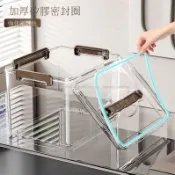 🔥臺中出貨🔥高透加厚PET相機防潮箱大容量密封收納盒 單反鏡頭攝影器材收納箱 帶乾燥劑插槽 密封圈防塵防潮 可堆疊節