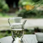 泡小青柑花茶綠茶高硼硅玻璃茶壶家用壶仿宋手執壺
