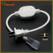 ATTACT 220v 110v 電源照明變壓器驅動開關適用於 3014 3528 5050 Led 燈條電源插頭適配器