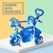 BIKEONE MINI1 12吋音樂兒童三輪車腳踏車 音樂寶寶三輪自行車 多功能親子後控可推騎三輪車 輕便寶寶手推車童
