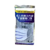 (店+)【昌明】昌明生技醫療口罩 活性碳口罩 成人四層活性碳平面醫療口罩5入/包