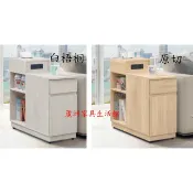 350-1907  白梧桐/原切邊桌(台北縣市)【蘆洲家具生活館-5】