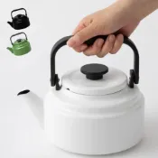 (店+)【日本 野田琺瑯】 AMU 琺瑯煮水壺 煮茶壺 2000ml