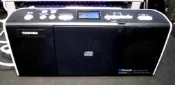 二手 東芝 TOSHIBA TY-CW26  藍芽 CD FM 手提 音響床頭音響 ~~  功能正常