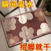 🔥臺灣出貨🔥【吸水速幹】浴室地墊衛生間門口加厚防滑速幹腳墊門墊厠所地毯