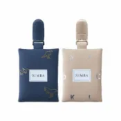 【啄木鳥藥局】simba平安御守香火袋-恐龍樂園藍/奶油字母杏