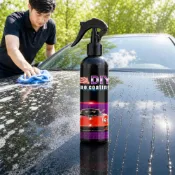 (店+)【松鼠購物】車用奈米鍍膜劑 玻璃鍍膜劑 200ml 拋光 汽車鍍膜劑 打蠟 噴霧 不傷烤漆 去污 速效鍍膜劑 汽車美容 鍍膜維護劑
