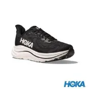 HOKA ONE ONE Clifton 10 Wide 男 路跑鞋 黑/白 HO1162032BWHT