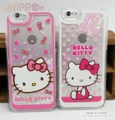 【UNIPRO】韓版 iPhone6 4.7吋 Kitty 凱蒂貓 愛心亮片 液體流沙 手機殼 保護套 KT i6