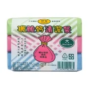 【淳安】碳酸鈣清潔袋 垃圾袋 大 3入 64*76cm 12包