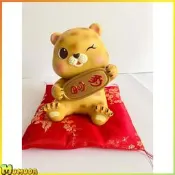 〈💥模玩公仔〉【toys模模噠】星河 原創潮玩胖墩墩的金錢豹 豹富 雕像手辦gk