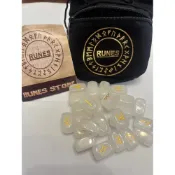 (店+)【藥魂】白水晶 盧恩符文石 盧恩水晶 符石 Rune 占卜道具 魔法儀式 拍照道具 新手入門