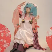 獅子國際購 {保固一年 可打統編}喵嗚二次元2024雪初音cos服未來miku動漫美食初音cosplay假發套裝
