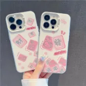 可愛KT貓麻將發財 iphone 15 14 13 12 11 pro max 蘋果 手機殼 ix xr 7/8p 防摔