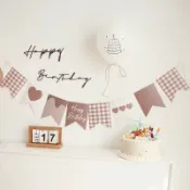 最快隔日到店 生日道具 生日佈置 生日掛旗 派對佈置 生日布條 生日掛布 生日裝飾 週歲佈置 拉旗 生日氣球