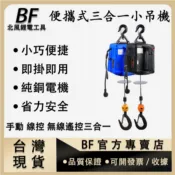 當天出貨 110V微型電動葫蘆 三合一 小金鋼手控遙控線控｜200KG/500KG高樓小吊車/捲揚機/小金剛卷揚提升機