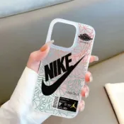 耐吉 漸變色耐克手機殼適用iPhone 15 14 13 12 11防摔殼XR X保護殼xMax軟殼13 14 15 P