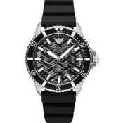 出清Emporio Armani 亞曼尼 波浪鏤空機械手錶 送禮首選-42mm AR60062