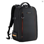 【有A+圖】K&F CONCEPT 單眼相機包 攝影後背包 容量18L 可放14.1寸手提電腦 黑色（KF13.140）