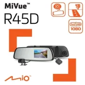 Mio MiVue R45D 高畫質前後雙鏡頭 後視鏡GPS行車記錄器(送高速記憶卡+耳機)