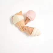 冰淇淋 甜筒 貓冰 羊毛氈別針