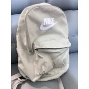 （二手）Nike Heritage 背包 黑色 米色 VOLCOM 滑板 鑽石 後背包