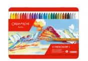 筆殿 瑞士 CARAN D'ACHE 卡達 NEOCOLOR™ I專業級油性蠟筆40色 7000.340