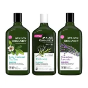 【蝦皮直營】【AVALON ORGANICS】精油洗髮精 325ml 茶樹 薰衣草 維生素B群