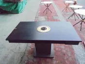 ★全省2手貨-崇德旗艦館☆二手家具★ 銅心單口火鍋桌 四人火鍋桌 鴛鴦鍋/薑母鴨 二手餐桌椅 二手傢俱買賣 彰化鹿港