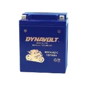 【Dynavolt 藍騎士】MG14-A2-C(等同YUASA湯淺YTX14AH-BS 奈米膠體機車電池 印地安重機機車適用)