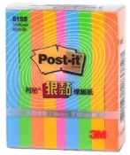 本月熱銷推薦 滿額再折【史代新文具】3M 815S 利貼狠黏可再貼標籤紙/便條紙 (5色/包)
