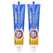 【iHerb】Arm & Hammer, Advance White，抗蛀含氟牙膏，清潔薄荷，雙支包裝，每支 6 盎司（170 克）