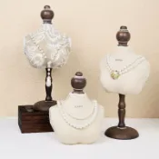 港灣小站 【復古輕奢】項鍊展示架 飾品收納架 人像脖子架 婚禮飾品架 櫥窗擺件 半身小號 戒指耳環收納 桌面展示 拍照道具 精品飾品陳列