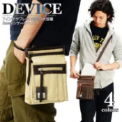 🏷️日本 DEVICE 2WAY 2用 多功能 包包 斜背包 腰包 側背包 隨身包 黑 咖啡 米 棕 綠 帆布