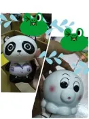 存錢筒 養成存錢的好習慣 陶瓷  章魚 熊貓 熊貓下面的塞子不見了