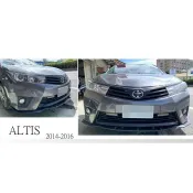 超級團隊S.T.G TOYOTA ALTIS 11代 14 15 16 年 霧黑 前下巴 消光黑 前下巴定風翼