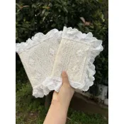 📒囧囧家 手作 自制A5書衣 weeks書套 手賬本布藝保護套蕾絲花邊一件代發 手作書衣 手賬本書衣 書套