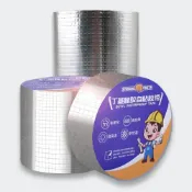 (店+)【YUANREN 原人購物】丁基防水膠帶 補漏修繕 鋁箔膠帶 10CMx5M 防水貼布 防水膠布 防水膠帶 水管 牆壁 屋頂 修繕 防水膠帶 