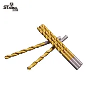 【STANBAL史丹堡】2.1mm~3.0mm直柄M2鍍鈦鑽頭/鑽尾/金屬鑽頭