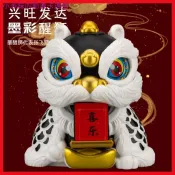 台灣現/貨✨ 热卖~ 招財國潮舞龍舞獅玩具吉祥創意禮品裝飾送男女生紀念新年貨送禮物