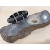 悅康 黑玉髓藥師升官發財板手鍊（特價