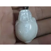 《晶華》水晶 月光石 龍龜 招財 項鍊  01Z11-2
