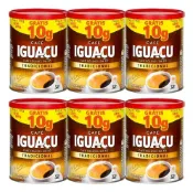 《6瓶》巴西 Cafe Iguacu 伊瓜蘇 頂級冷凍顆粒即溶咖啡 200g Tradicional 黑咖啡 研磨細粉＊夏日微風＊｜APP下單最高再賺22%點數