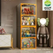 新竹好物社 【透明防塵】手辦展示櫃 樂高展示櫃 玩具收納櫃 積木櫃 陳列架 亞克力透明 多層分隔 家用桌面收納 模型收藏必備