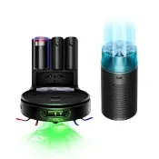 【dyson 戴森】RB05 Spot+Scrub Ai 掃拖機器人 + HJ10 噴射氣流空氣清淨機 (冰川藍色) (超值組)