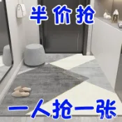 🔥臺灣熱賣款🔥【客製化】輕奢風入戶門地墊防滑吸水耐磨可裁剪臥室房間地毯墊 8WDT