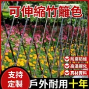 竹籬笆 園藝圍籬 園藝柵欄 竹子籬笆 伸縮竹籬笆 竹籬笆室外竹子護欄院子圍欄伸縮竹拉網戶外竹竿籬笆庭院菜園花園