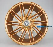 【台灣輪胎王】 類VOSSEN 直通款 鋁圈樣式18吋 5孔112 9J ET38 土豪金