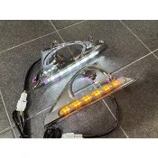 涔峰ＣＦ☆(雙色)TOYOTA CAMRY 7代 日行燈 晝行燈 方向燈 LED 霧燈框 霧燈罩